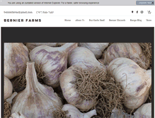 Tablet Screenshot of bernierfarms.com